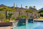 Take laps in the heated pool with views of Squaw Peak